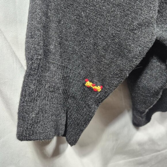 Shirin Guild Sweater Womens OS Gray Wool Drape Jumper Pullover Casual Minimalist - Picture 6 of 9